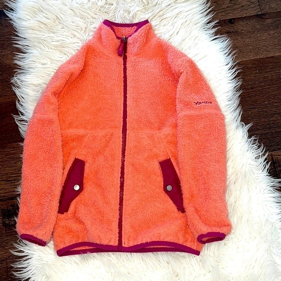 Trendy Marmot Full Zip Fleece Jacket - Picture 1 of 4